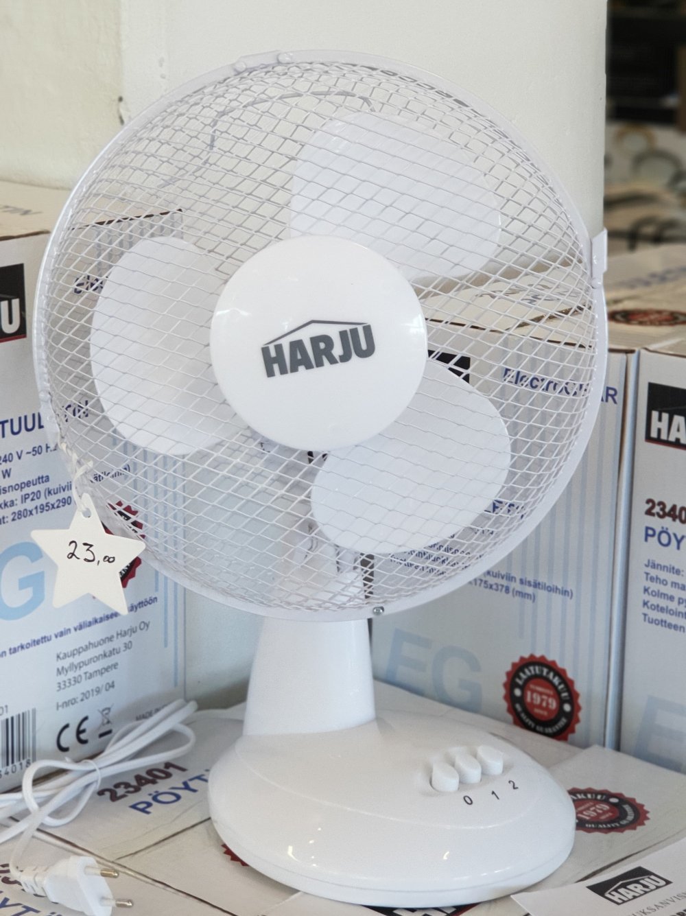 Harju pöytätuuletin