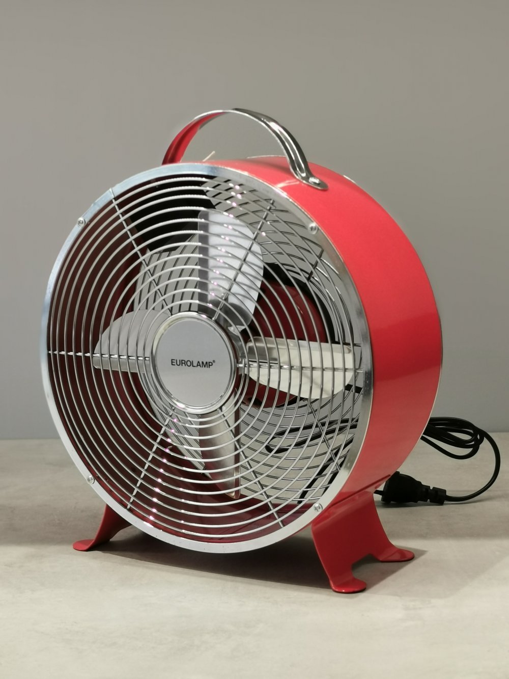 Eurolamp pöytätuuletin punainen