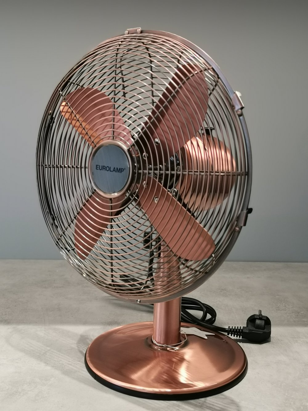 Eurolamp pöytätuuletin messinki