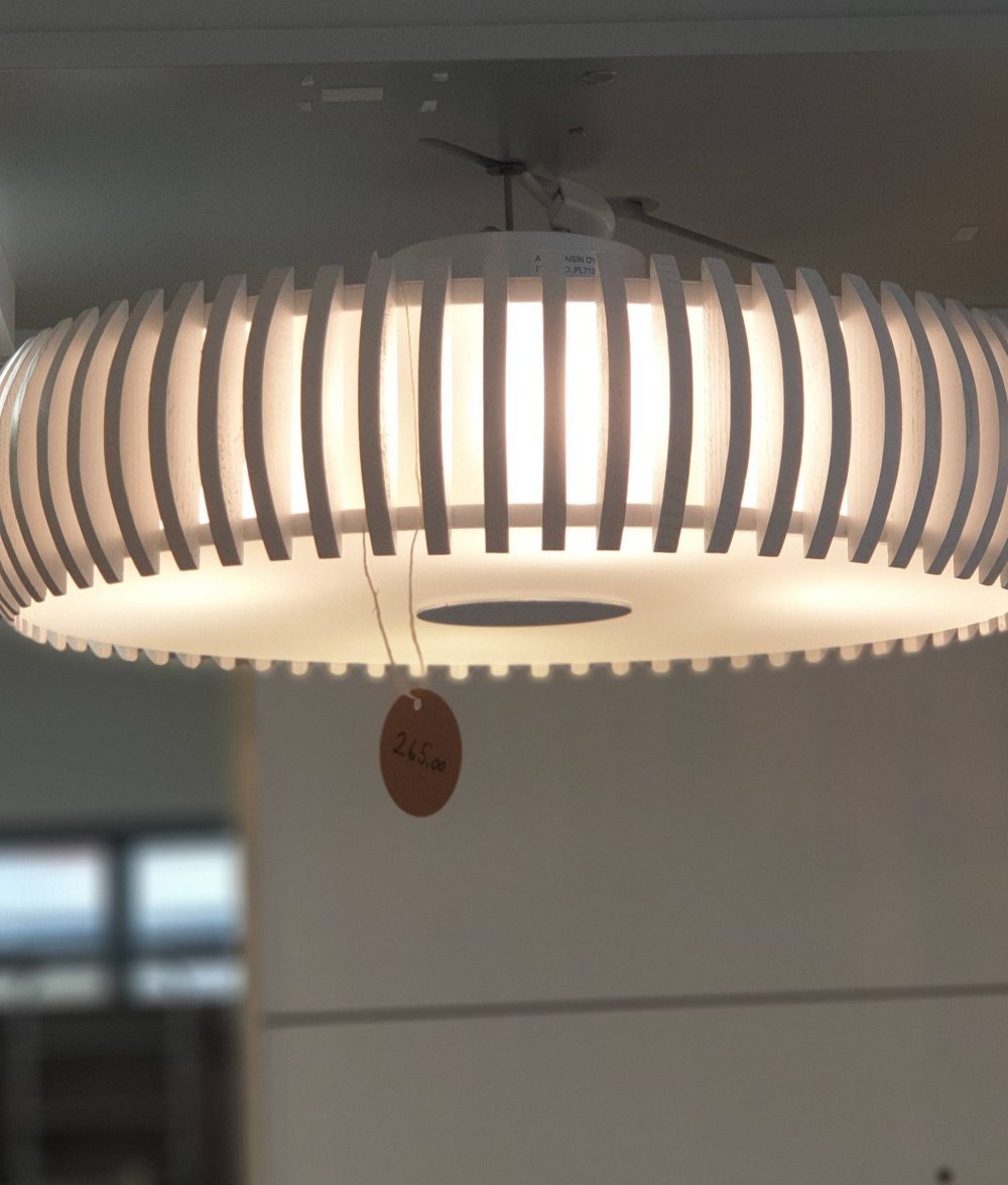 PL 713 Valkoinen puu kattoplafondi